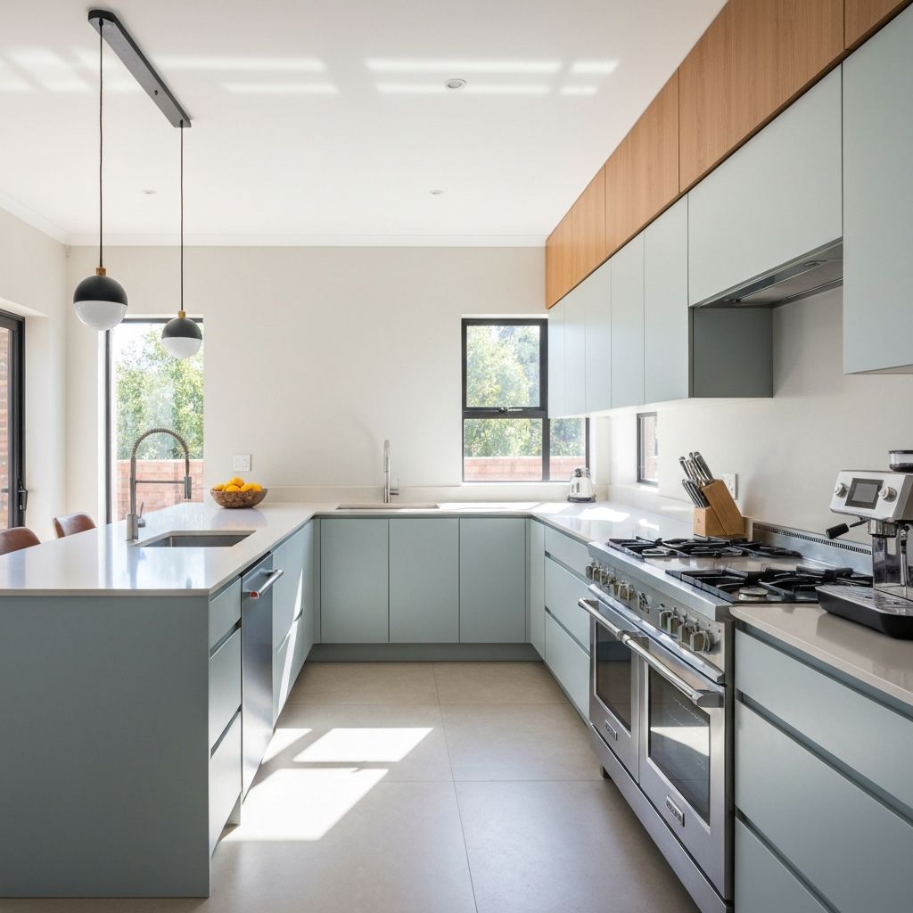 Modern renovated kitchen in Gauteng - Completed renovation project by ZECO Construction